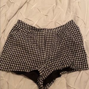 Checkered shorts